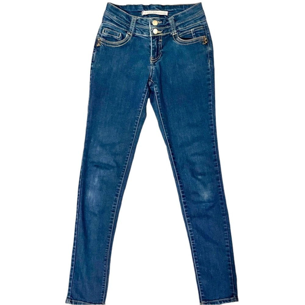 C’EST TOI Dark Denim Skinny Jeans size 0